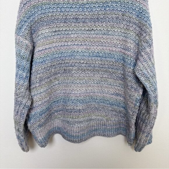 Club Monaco Womens Medium Spacedye Texture Wool-Blend Sweater - Picture 15 of 16